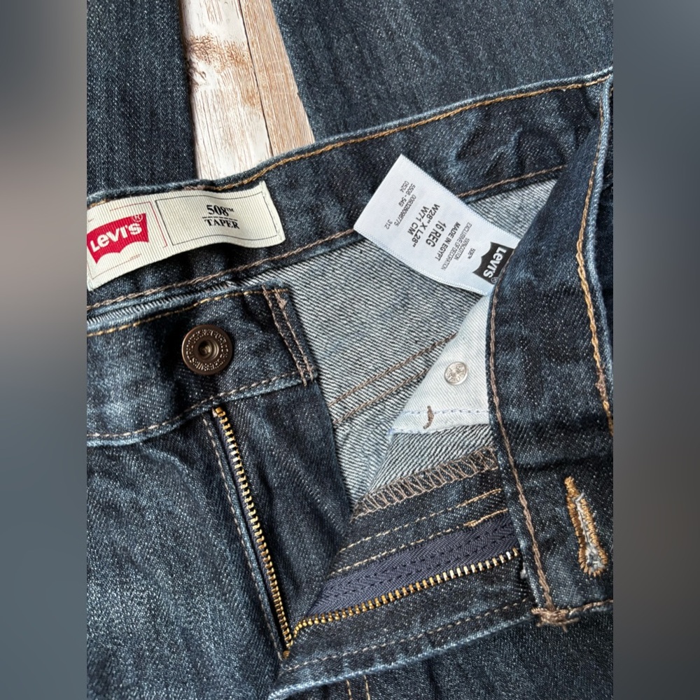 Levi's 508 Taper Dark Blue Slim Jeans 16 Regular W28/L28